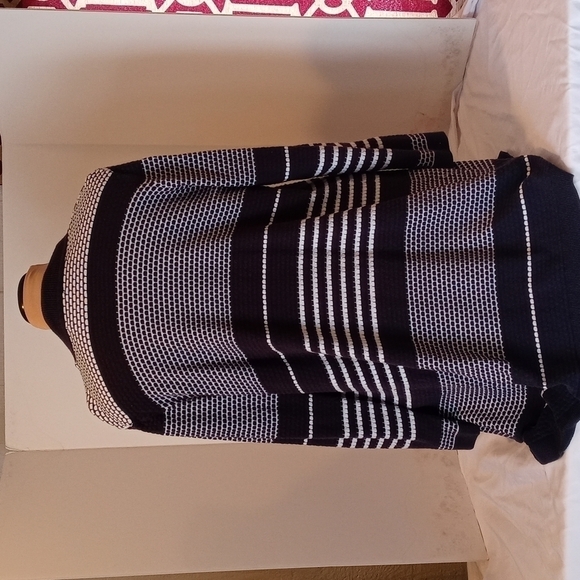 Christopher Banks extra large cardigan sweater blue and white - Picture 6 of 7